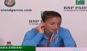 Roland Garros, Finale – Errani : “J’ai fait de mon mieux”