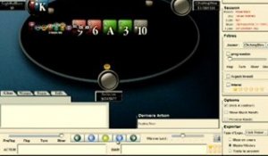 PokerStarsLive - SCOOP 1-H - Replay Commenté (2/2)