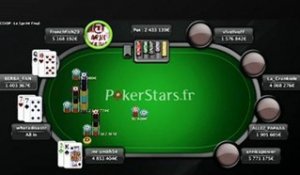 PokerStarslive - SCOOP 10-H - Replay commenté (1/3)