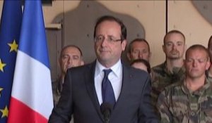 Allocution aux armées depuis la base de Nijrab en Afghanistan