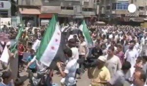 Gaza : marche palestinienne en soutien au peuple syrien