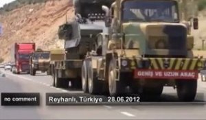 L'armée turque à la frontière de la Syrie - no comment