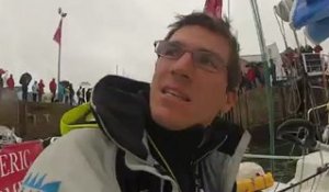 Xavier Macaire, skipper Hérault, 10e de la Solitaire du Figaro 2012