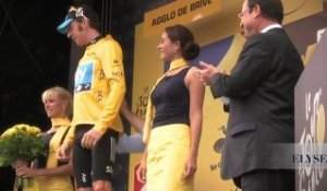 Déplacement du Président sur le Tour de France