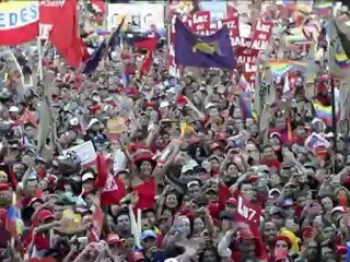 Joyeux Anniversaire Hugo Chavez Chantent Ses Partisans Sur Orange Videos