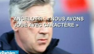 Ancelotti : « Nous avons joué avec caractère »