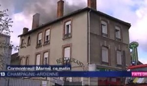 Cormontreuil (51) : Incendie au restaurant Le Refuge