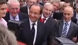 François Hollande à la Foire de Châlons-en-Champagne