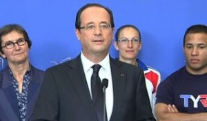Discours du Président Hollande à l'INSEP