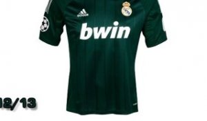 Les 10 derniers maillots "Third" du Real Madrid