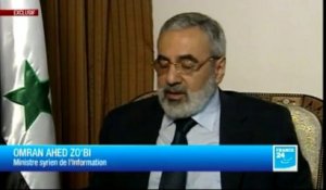 L'ENTRETIEN - Omran Ahed Zohbi, ministre syrien de l’Information