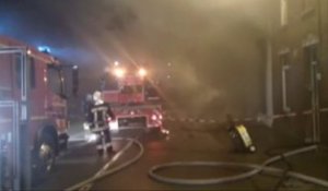 Mouscron: incendie d'une habitation à la chaussée du Clorbus (vidéo)