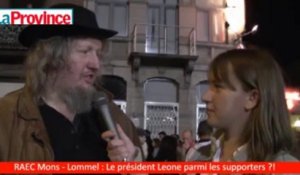 RAEC Mons - Lommel : le président Leone parmi les supporters ?!