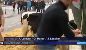 Manifestation "Jeunes Agriculteurs" à Chaumont (52)