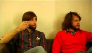 Shout Out Louds 2007 interview - Adam Olenius and Ted Malmros (part 1)