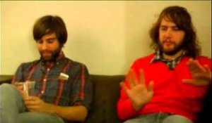 Shout Out Louds 2007 interview - Adam Olenius and Ted Malmros (part 5)