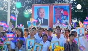 Le Cambodge en deuil après la mort de N. Sihanouk