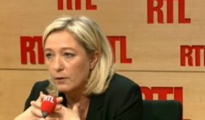 Marine Le Pen, présidente du FN : "Je suis atterrée par les réactions d'hystérie de la classe politique"