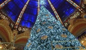 Dans les coulisses du sapin de Noël des Galeries Lafayette
