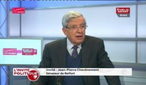 Jean-Pierre Chevènement : « Je suis plus favorable à ce que fait Manuel Valls, c’est-à-dire faciliter l’accès à la nationalité française [plutôt qu’au droit de vote]. »