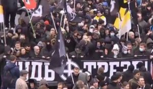 La Marche russe à Moscou : racisme et xénophobie