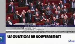 Zapping Actu du 14 Novembre 2012 - Conférence de presse de François Hollande, Rixe à l'Assemblée Nationale