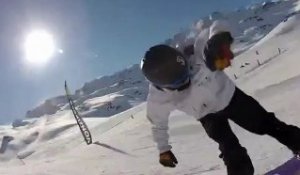 FrOnTFliP RuN - Snowboard video - Cool Shoe Tricks & Chicks
