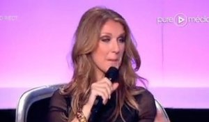 Céline Dion en larmes dans "Le Grand Show" (24 novembre 2012)