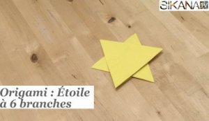 Origami : Comment faire une étoile à 6 branches en papier ? - HD