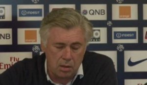 1/4 de finale - Ancelotti : "Pastore a un probleme de confiance"