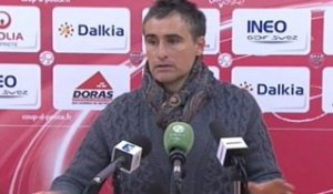 DFCO 1-0 Caen, Olivier Dall'Oglio en conférence de presse d'après-match (L2, J16, 01/12/12)