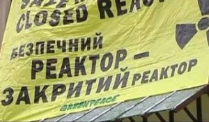 Manifestation de Greenpeace à Kiev