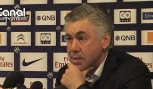 Conférence de presse de Carlo Ancelotti avant Valenciennes-PSG
