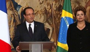 Allocution du Président de la République lors du Dîner d'Etat avec Mme Dilma ROUSSEFF, Présidente de la République Fédérative du Brésil