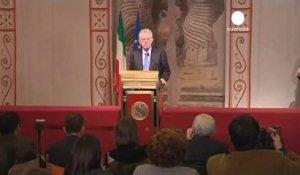 Italie : démission de Mario Monti