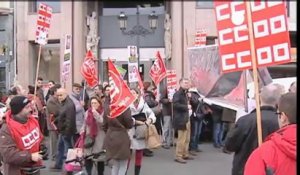 Manifestations contre le plan social de Bankia