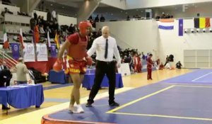 Open de France de Wushu Sportif 2012 / Finale Sanda Seniors -90kg / Kevin Oumar vs Amir El Sekhawi
