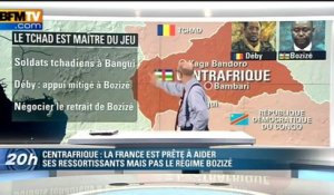 Centrafrique : la France prête à aider ses ressortissants