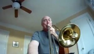 GoPro sur un trombone
