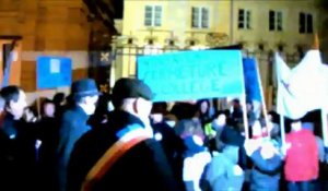 Manifestation du lycée de Bazeilles et du collège du Chesne - 11/01/2013