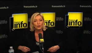 Le Pen dénonce les "fautes majeures" des gouvernements français
