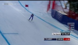 Johan Clarey record de vitesse de 161,9 km/h en ski alpin