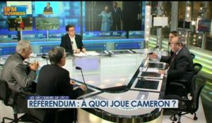 Référendum : à quoi joue Cameron ? - 23 janvier - BFM : Les décodeurs de l'éco 2/5
