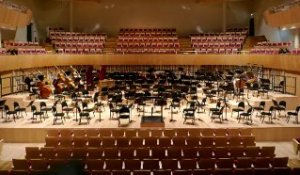 Visite de l'Auditorium de Bordeaux, salle Henri Dutilleux