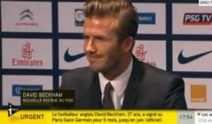 David Beckham: "Mon salaire ira à une association caritative"