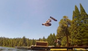 Ryan Sheckler - Skateboard Lake Jump - GoPro