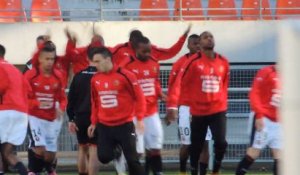 02/02/13 : FCL-SRFC : l'échauffement