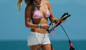 Hannah Whiteley - Professional kiteboarder - Lost on an Island