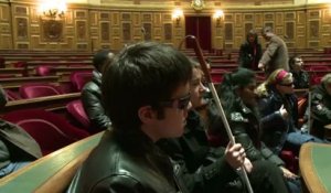 [Reportage] Les jeunes aveugles de l'INJA en visite au Sénat