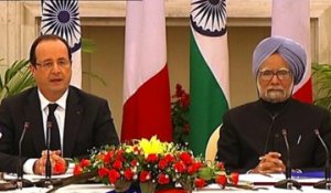 Déclaration conjointe à la presse avec M. Manmohan Singh, Premier ministre indien